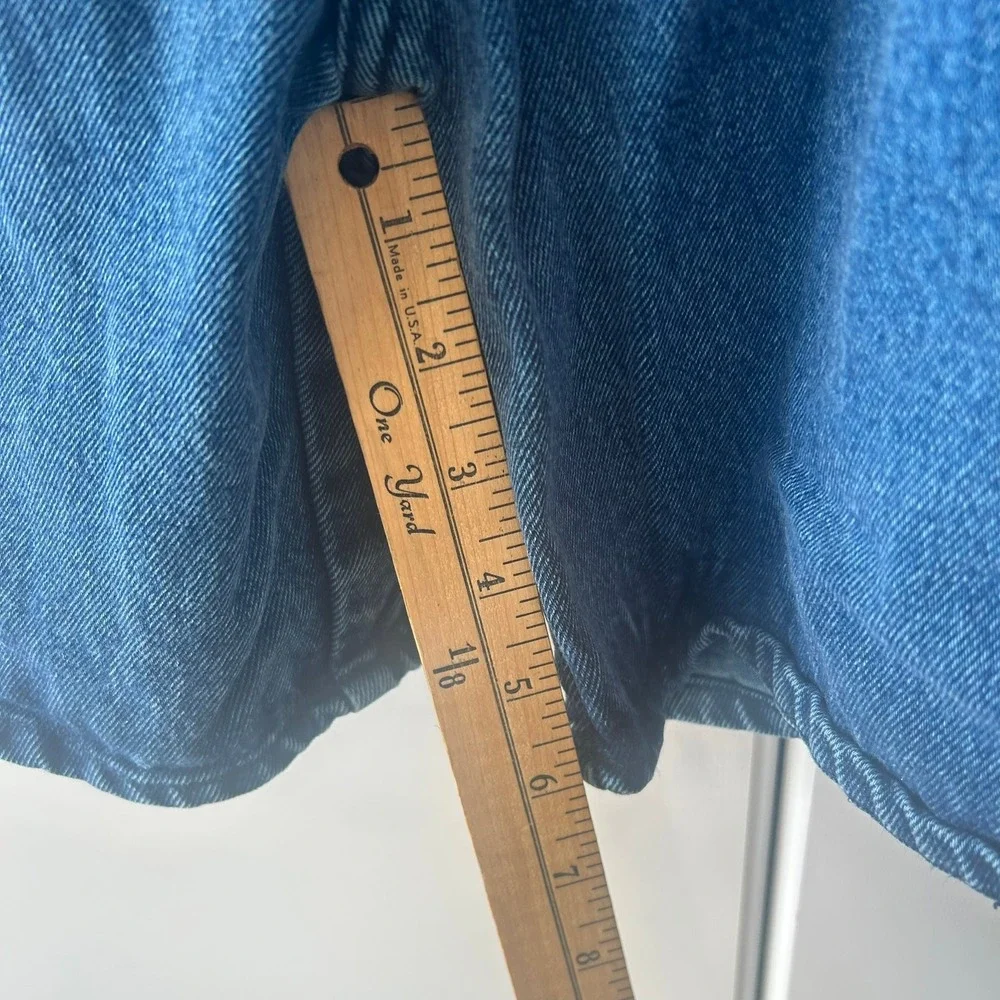 Vintage Justin Richards High Waisted Denim Shorts Medium Wash Blue Size 9/10‎